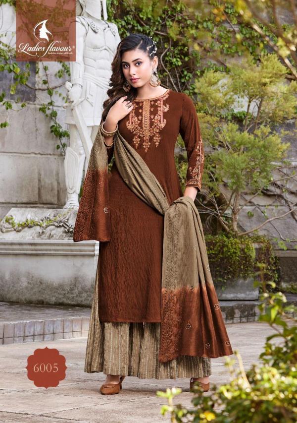 Ladies Flavour Ruhana 5 Pure Viscose  Embroidey Designer Readymade Collection